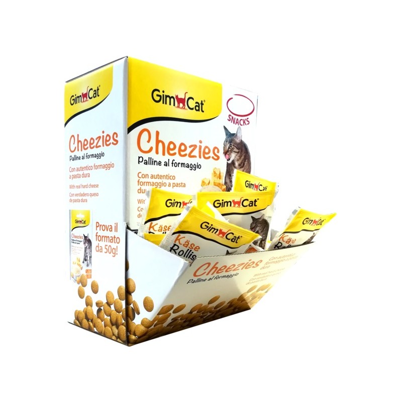Gimborn Gimcat Palline al Formaggio Snack per Gatti 10g Gimborn Gimcat Palline al Formaggio Snack per Gatti 10g