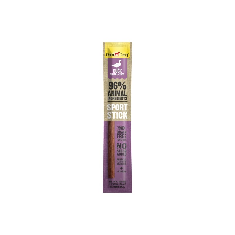 Gimborn Gimdog Cane Snack Sport Stick Anatra snack proteico cane 12 gr Gimborn Gimdog Cane Snack Sport Stick Anatra snack proteico cane 12 gr
