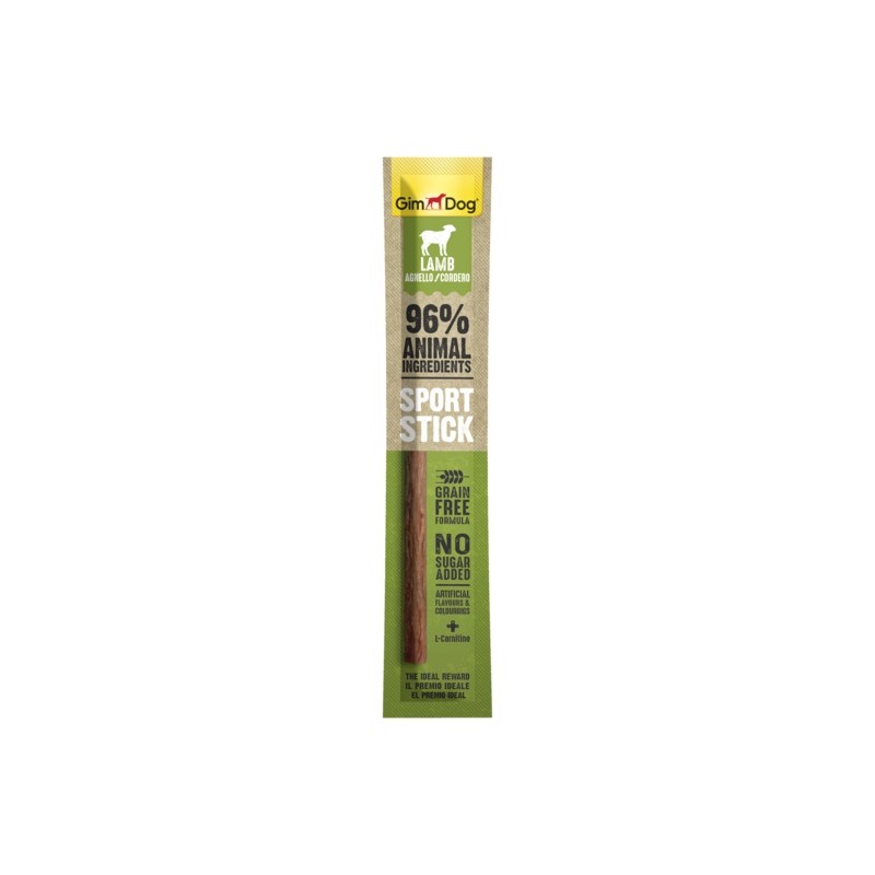 Gimborn Gimdog Cane Snack Sport Stick Agnello Snack Proteico 12g Gimborn Gimdog Cane Snack Sport Stick Agnello Snack Proteico 12g