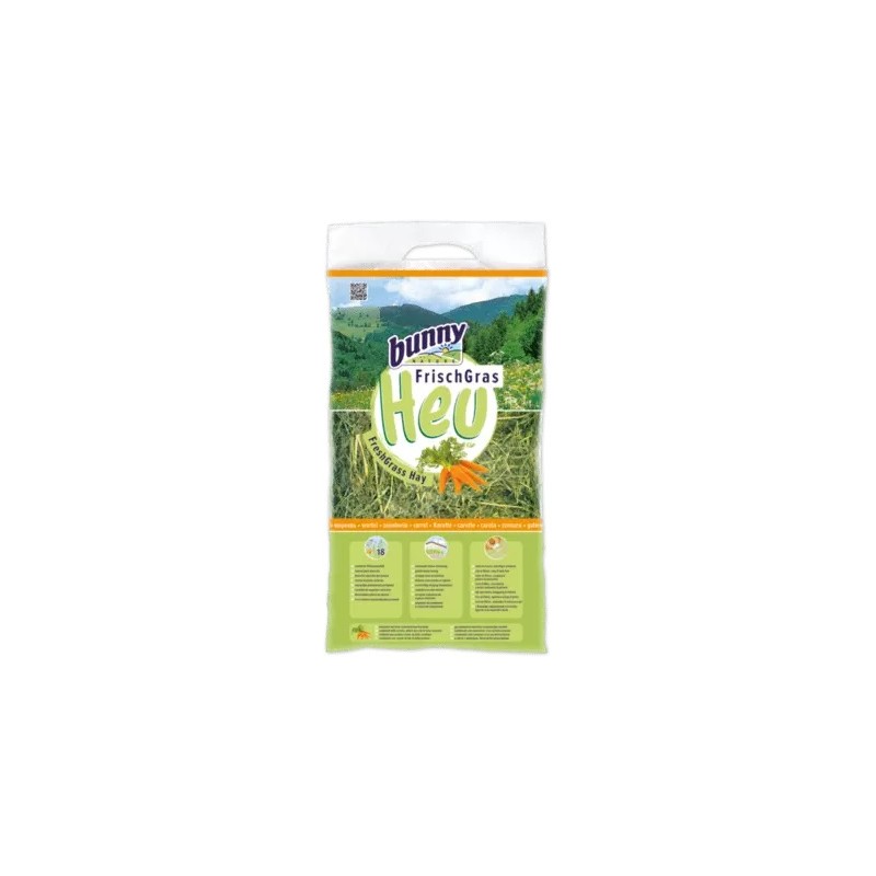 Bunny Nature Fieno Fresco Carote 500g - Ricco Fibre Bunny Nature Fieno Fresco Carote 500g - Ricco Fibre