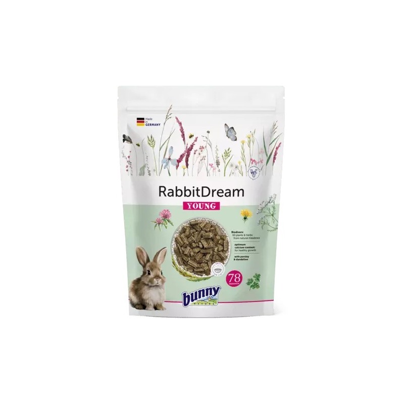 Bunny Nature Rabbit Dream Young Mangime Conigli Cuccioli 600g Bunny Nature Rabbit Dream Young Mangime Conigli Cuccioli 600g