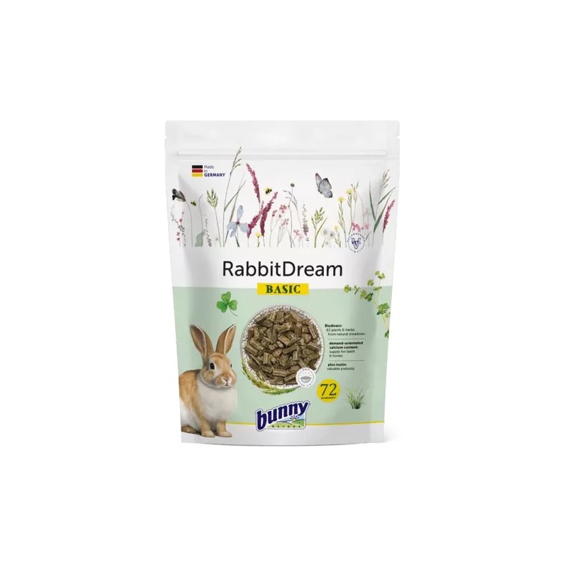 Bunny Nature Rabbit Dream Basic Pellet Conigli 600g Bunny Nature Rabbit Dream Basic Pellet Conigli 600g