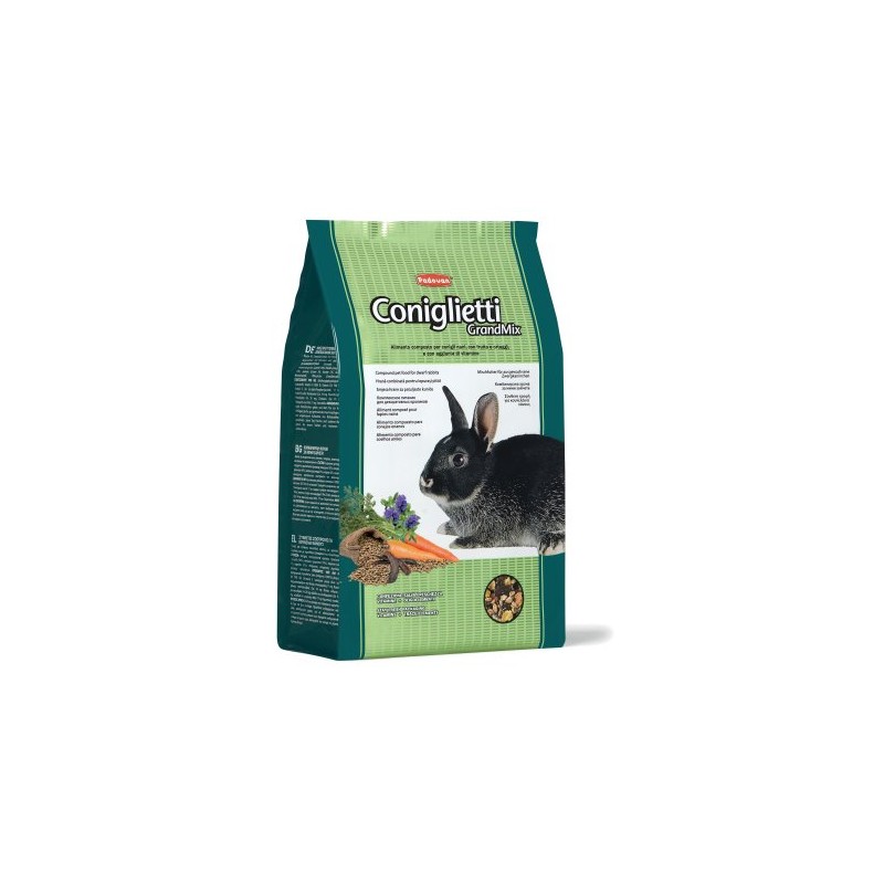 Padovan Coniglietti Grandmix Mangime Conigli Nani 3kg Padovan Coniglietti Grandmix Mangime Conigli Nani 3kg