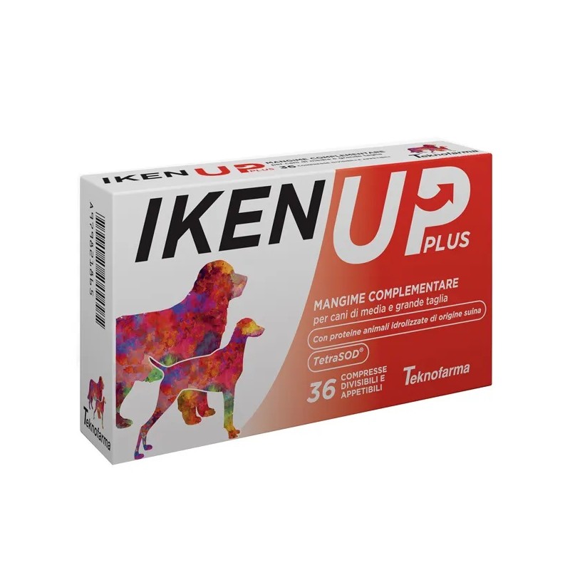 Iken Up Plus Integratore Veterinario per Cani Taglia Grande 36 Compresse
