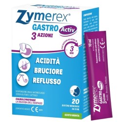 confezione di Zymerex Gastro Activ 3 Azioni Integratore Acidità e Reflusso Gusto Menta 20 Bustine confezione di Zymerex Gastro Activ 3 Azioni Integratore Acidità e Reflusso Gusto Menta 20 Bustine