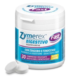 confezione di Zymerex Fast Integratore per Digestione 30 Compresse Masticabili confezione di Zymerex Fast Integratore per Digestione 30 Compresse Masticabili