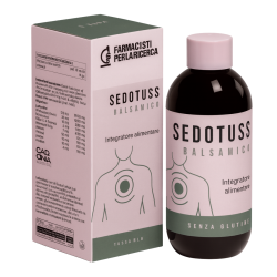 confezione di FPR Sedotuss Balsamico Sciroppo per la Tosse 180ml Gusto Limone Balsamico