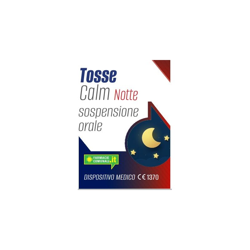 Tosse Calm Notte sciroppo per tosse notturna persistente 200 ml Tosse Calm Notte sciroppo per tosse notturna persistente 200 ml