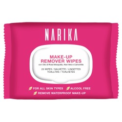 confezione di Narika Salviette Struccanti Formula Delicata 20 Pezzi