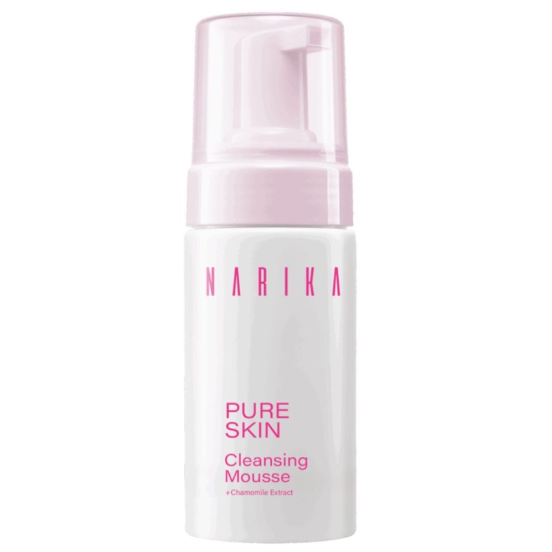 flacone di Narika Cleansing Mousse Spuma Detergente Leggera Trucco e Impurità 100ml flacone di Narika Cleansing Mousse Spuma Detergente Leggera Trucco e Impurità 100ml