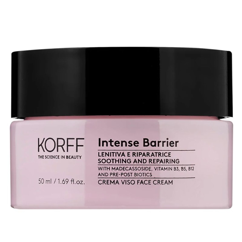 vasetto di Korff Intense Barrier Crema Viso Lenitiva e Riparatrice Pelle Sensibile 50 ml