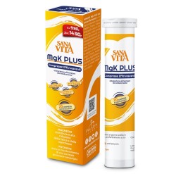 Confezione Sana Vita Magnesio e Potassio MgK Plus Integratore 20 Compresse Effervescenti Confezione Sana Vita Magnesio e Potassio MgK Plus Integratore 20 Compresse Effervescenti
