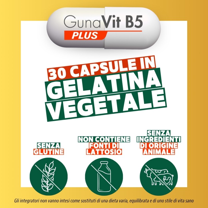 GunaVit B5 Plus Integratore per Sistema Immunitario 30 Capsule GunaVit B5 Plus Integratore per Sistema Immunitario 30 Capsule