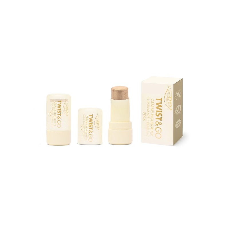 Purobio Twist&go Illuminante Cremoso 01 Prosecco per Pelle Luminosa Stick 5 g Purobio Twist&go Illuminante Cremoso 01 Prosecco per Pelle Luminosa Stick 5 g