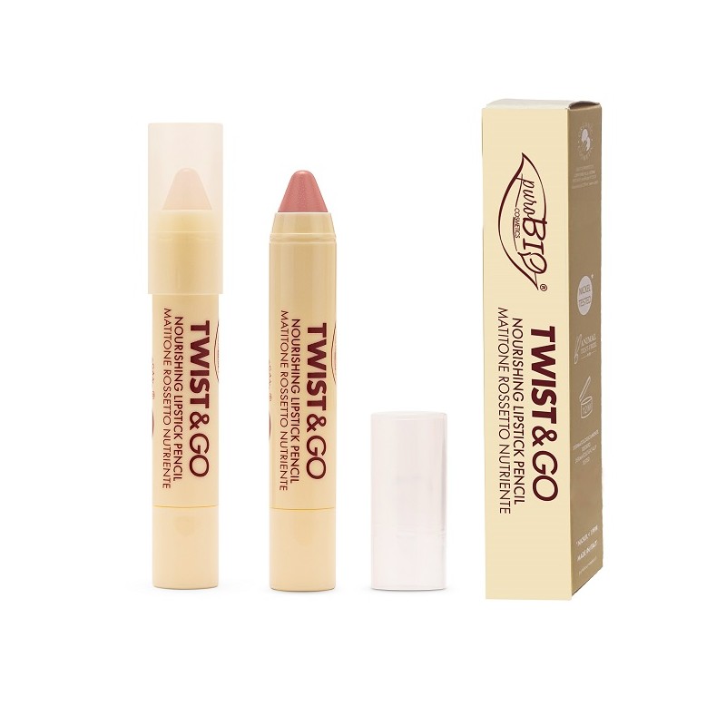Purobio Twist&go Matitone Rossetto Nutriente 501 per Labbra Morbide e Colorate Matitone 2,9 g Purobio Twist&go Matitone Rossetto Nutriente 501 per Labbra Morbide e Colorate Matitone 2,9 g