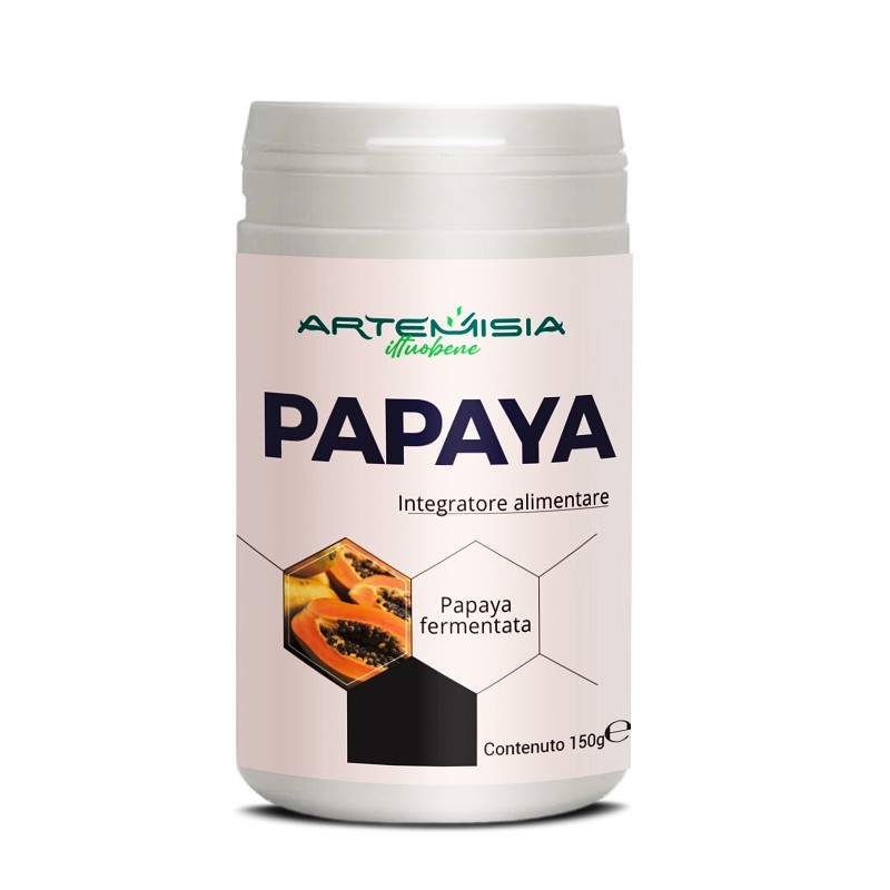Papaya 150 g integratore per difese immunitarie e antiossidante polvere 150 g