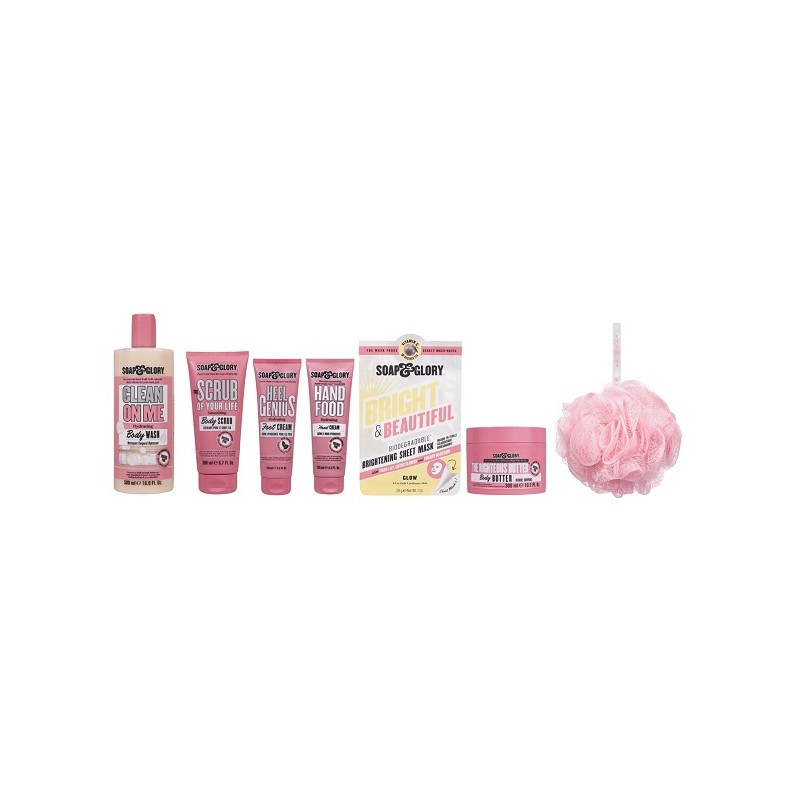 S&g Big Pink Superstars Set Shower Gel 500ml, Body Scrub 200ml, Body Butter 300ml, Hand Cream 125ml