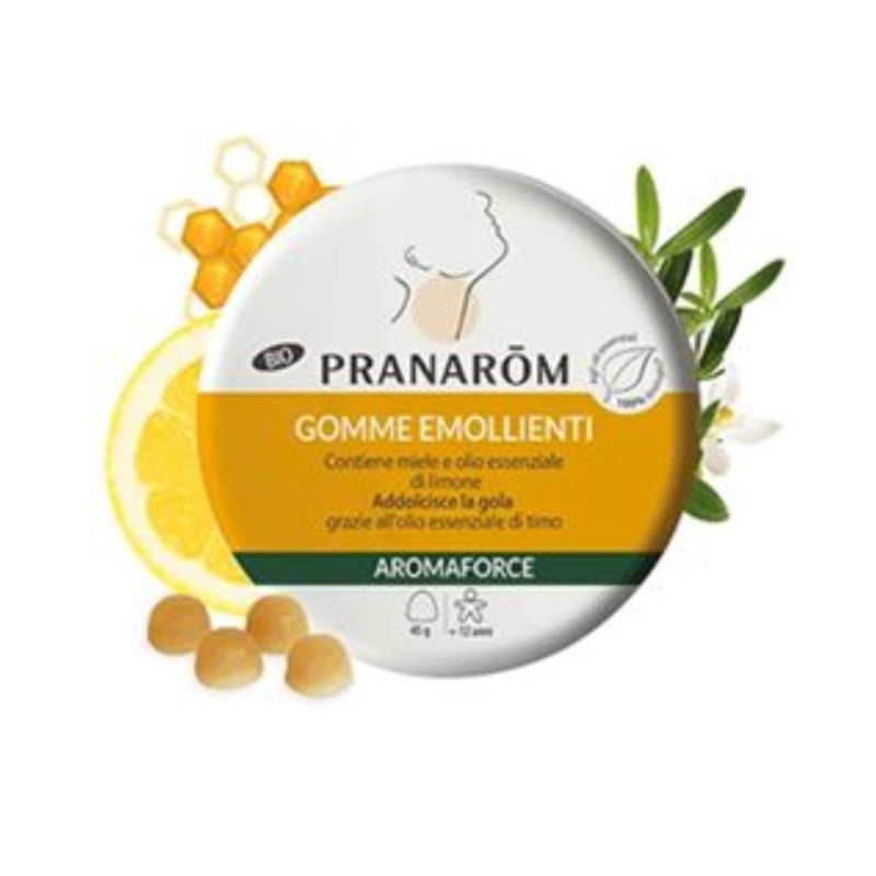 Formato di Pranarom Aroma Force Gomme al Limone Bio 45 g Formato di Pranarom Aroma Force Gomme al Limone Bio 45 g