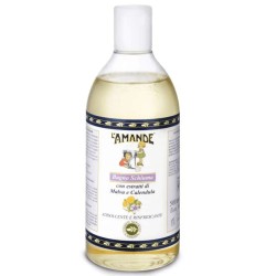 flacone di L'Amande Bagnoschiuma Rinfrescante Malva e Calendula 500ml flacone di L'Amande Bagnoschiuma Rinfrescante Malva e Calendula 500ml