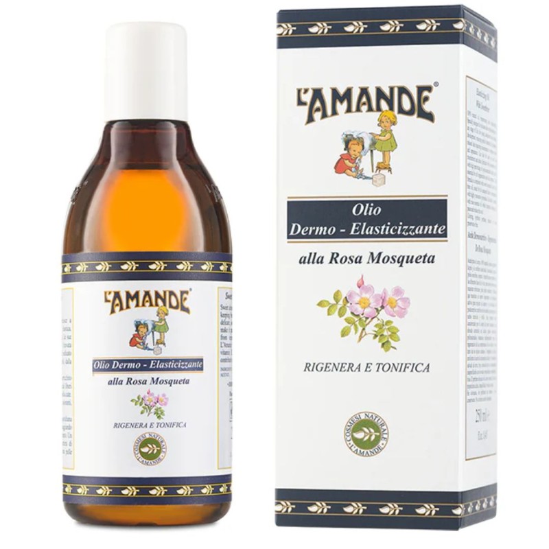 L'Amande Olio Dermo Elasticizzante alla Rosa Mosqueta 250ml L'Amande Olio Dermo Elasticizzante alla Rosa Mosqueta 250ml