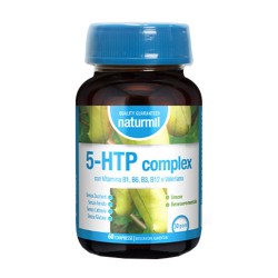 Formato di Naturmil 5 Htp Complex Integratore per Rilassamento Adatto ai Vegani 60 Compresse