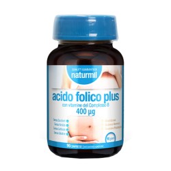 Formato di Naturmil Acido Folico Plus Integratore per la Gravidanza Vitamine e Complesso B 90 Compresse Formato di Naturmil Acido Folico Plus Integratore per la Gravidanza Vitamine e Complesso B 90 Compresse