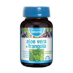 Formato di Naturmil Aloe Vera + Fragola Integratore per Regolarità Intestinale 90 Compresse