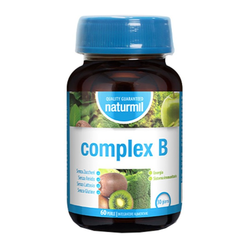 Formato di Naturmil Complex B Integratore Alimentare Energizzante 60 Perle Formato di Naturmil Complex B Integratore Alimentare Energizzante 60 Perle
