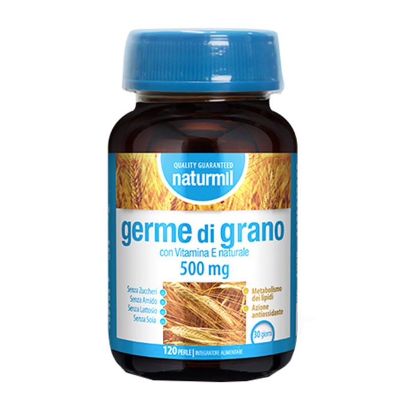 Formato di Naturmil Gemme di Grano Integratore per Stress Ossidativo 120 Perle Formato di Naturmil Gemme di Grano Integratore per Stress Ossidativo 120 Perle