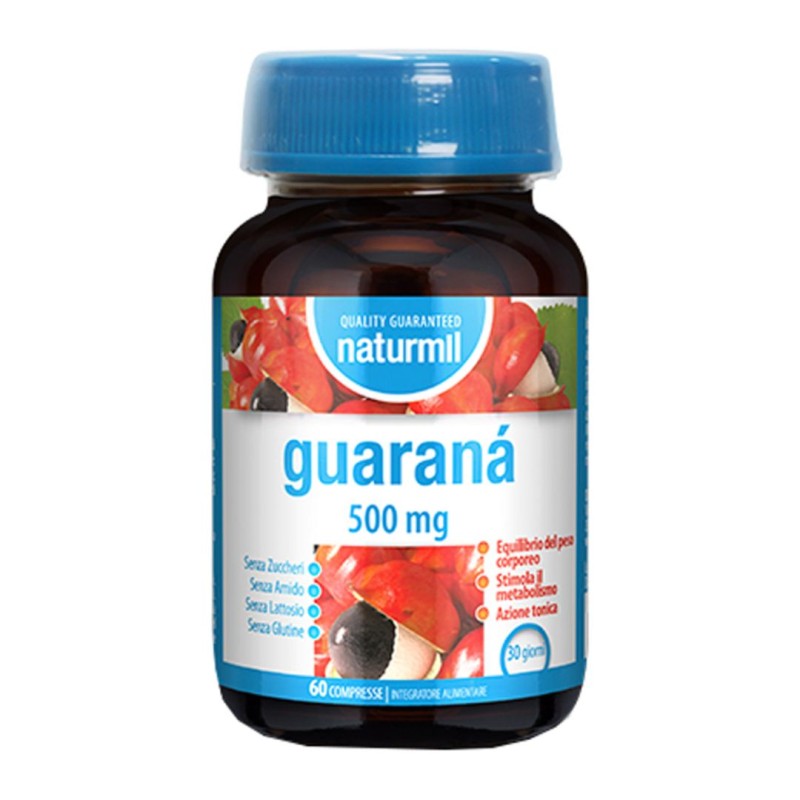 Formato di Naturmil Guaranà Integratore per il Peso Corporeo 60 Compresse Formato di Naturmil Guaranà Integratore per il Peso Corporeo 60 Compresse