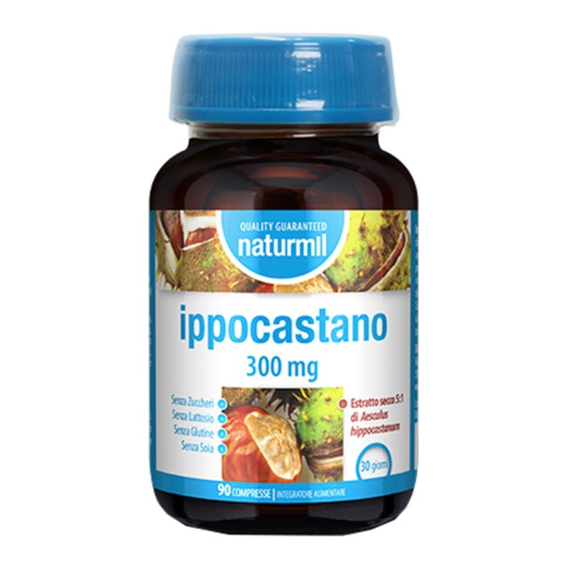 Formato di Naturmil Ippocastano Integratore per Rilassamento e Benessere Mentale 90 Compresse Formato di Naturmil Ippocastano Integratore per Rilassamento e Benessere Mentale 90 Compresse