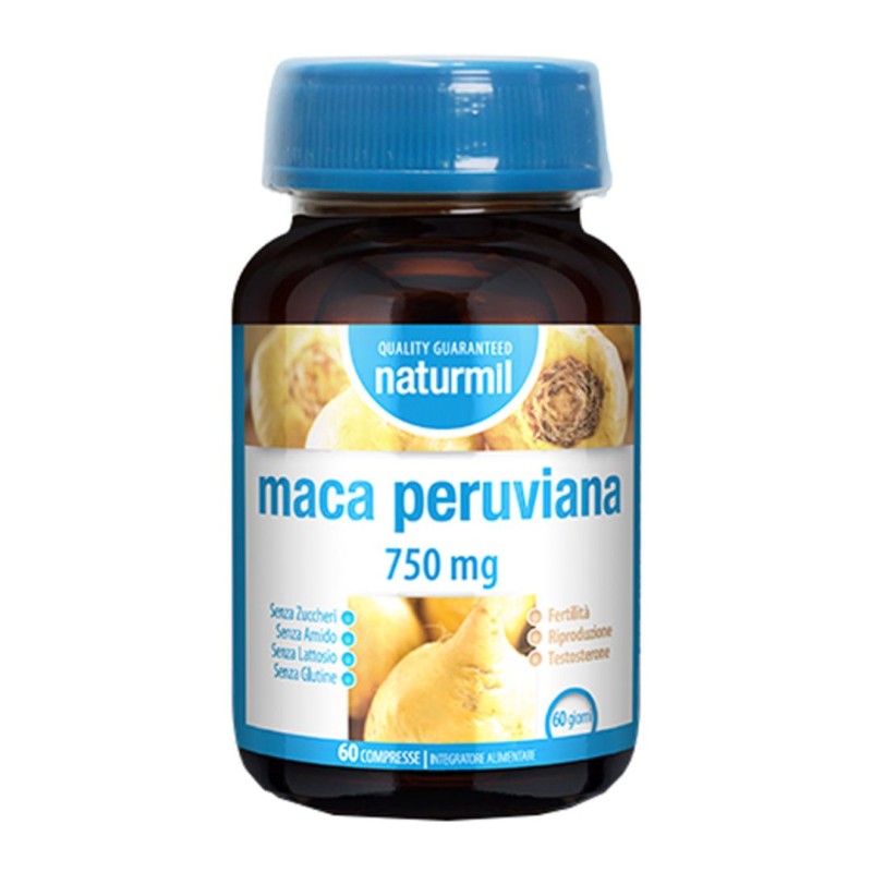 Formato di Naturmil Maca Peruviana Integratore per Fertilità 60 Compresse Formato di Naturmil Maca Peruviana Integratore per Fertilità 60 Compresse