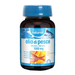 Formato di Naturmil Olio di Pesce 1000 Mg Integratore di Omega 3 60 Perle