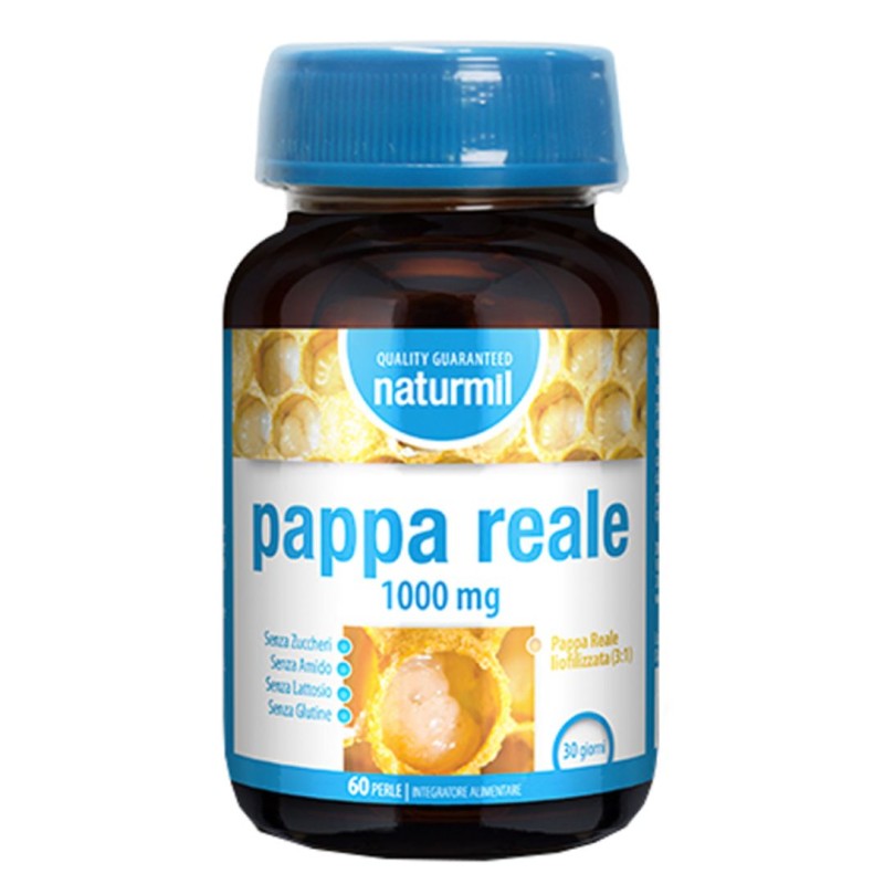 Formato di Naturmil Pappa Reale Integratore Alimentare 60 Perle Formato di Naturmil Pappa Reale Integratore Alimentare 60 Perle