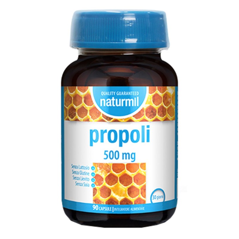Formato di Naturmil Propoli Integratore per Sistema Immunitario 90 Capsule Formato di Naturmil Propoli Integratore per Sistema Immunitario 90 Capsule