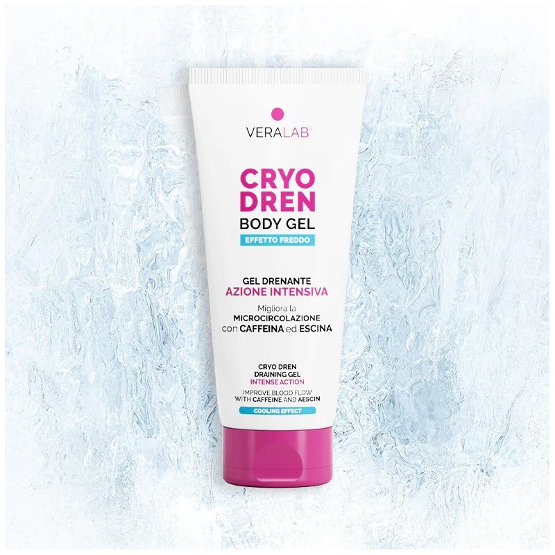 Effetto di Veralab Cryo Den Gel Drenante per Gambe Effetto Freddo 200ml