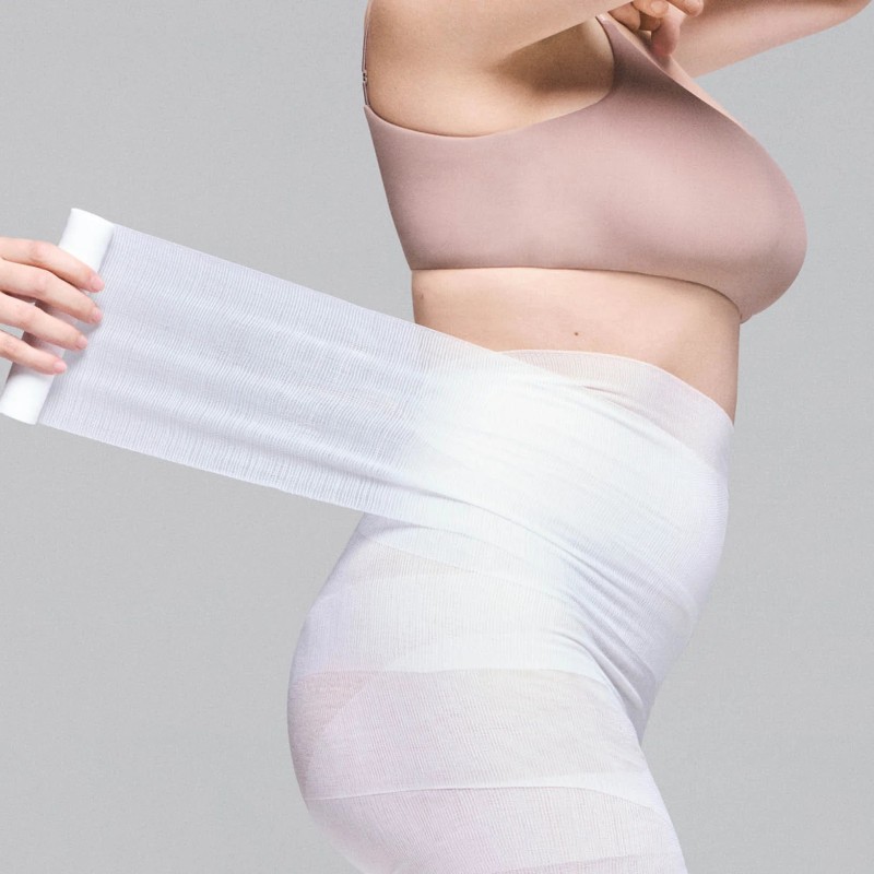 Applicazione addome Veralab Slim Me Ultrashape One Shot Bendaggio Drenante 15x9cm 1 Pezzo