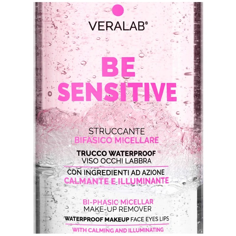 Dettagli di Veralab Be Sensitive Struccante Bifasico Micellare Delicato 150 ml Dettagli di Veralab Be Sensitive Struccante Bifasico Micellare Delicato 150 ml