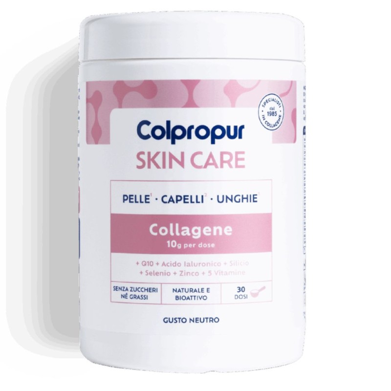 barattolo di Colpropur Skin Care Integratore con Collagene per la Pelle 306gr