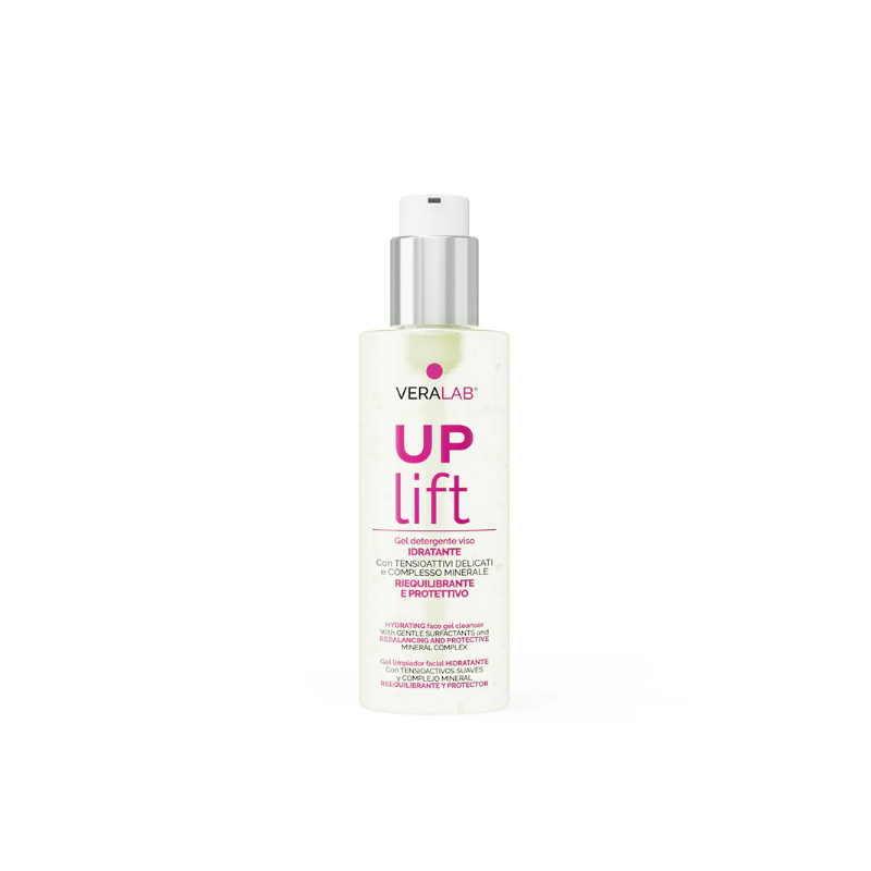 flacone di Veralab Uplift Detergente Viso Idratante Purificante 150ml flacone di Veralab Uplift Detergente Viso Idratante Purificante 150ml