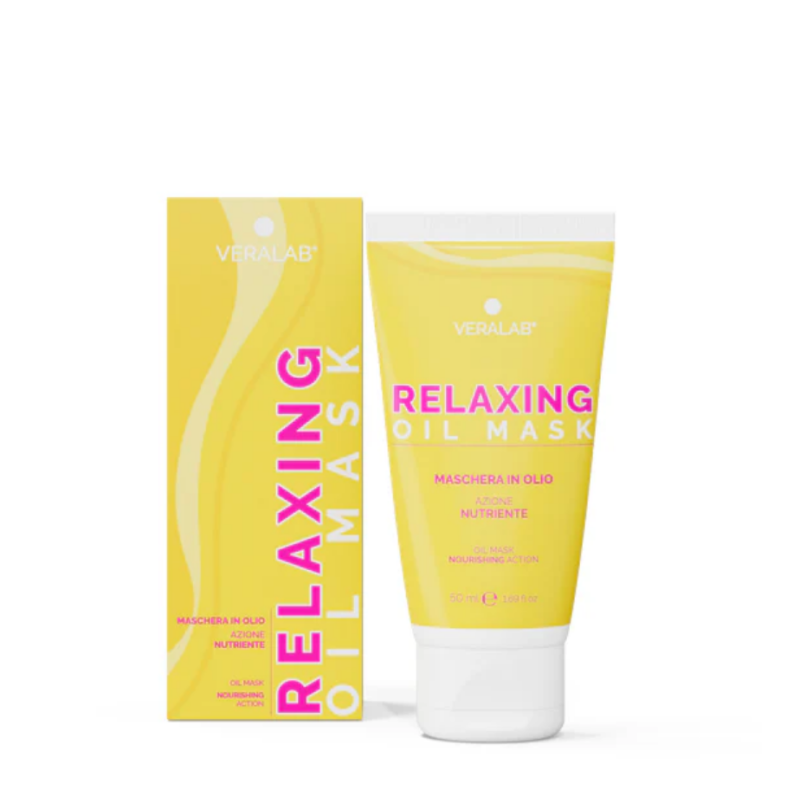 confezione di Veralab Relaxing Oil Mask Maschera Viso Ultra Nutriente Lenitiva 50ml confezione di Veralab Relaxing Oil Mask Maschera Viso Ultra Nutriente Lenitiva 50ml