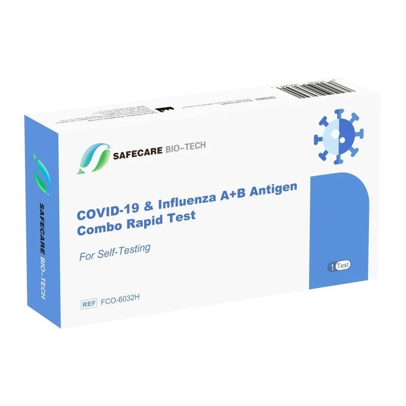 Test Antigenico Rapido Influenza A+b+covid19 Determinazione Antigeni Sars-cov-2/influenza A+b in Tampone Nasale 1 Test Test Antigenico Rapido Influenza A+b+covid19 Determinazione Antigeni Sars-cov-2/influenza A+b in Tampone Nasale 1 Test