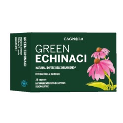 Green Echinaci Integratore con Echinacea Difese Immunitarie 36 Capsule