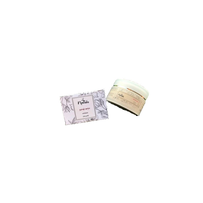Scrub Corpo Natwo esfoliante naturale per pelle liscia e luminosa vaso 250ml Scrub Corpo Natwo esfoliante naturale per pelle liscia e luminosa vaso 250ml
