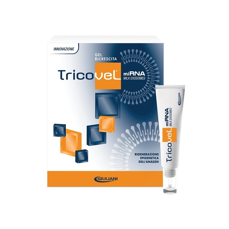 Tricovel Mirna Milk Exosomes Gel Ricrescita per Caduta Capelli 4x15ml