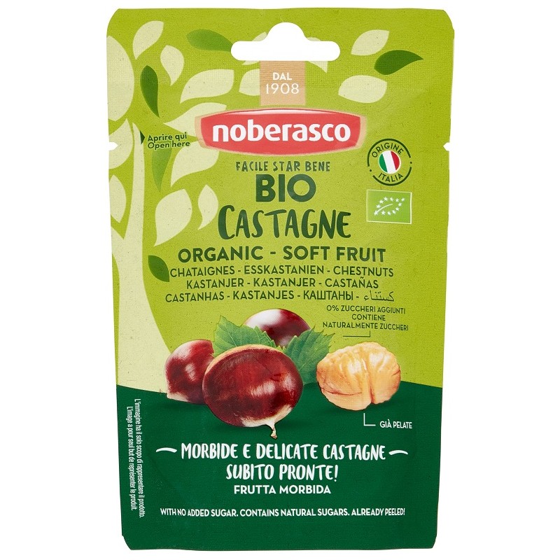 Bio Castagne snack naturale ricco di fibre e potassio 35 g Bio Castagne snack naturale ricco di fibre e potassio 35 g