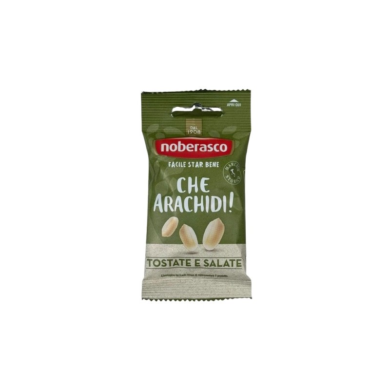 Che Arachidi Sgusciate Tostate Salate snack proteico e nutriente monodose 28 g Che Arachidi Sgusciate Tostate Salate snack proteico e nutriente monodose 28 g