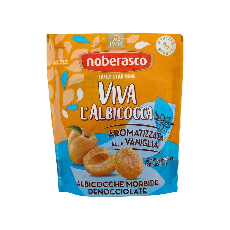 Viva Albicocca e Vaniglia snack naturale ricco di fibre 200 g