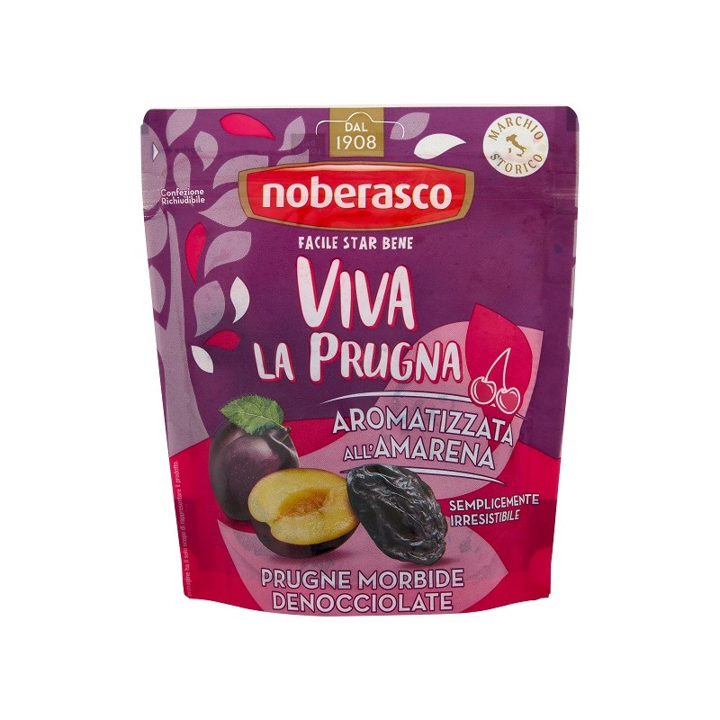 Viva Prugna e Amarena snack ricco di fibre per regolarità intestinale 200 g Viva Prugna e Amarena snack ricco di fibre per regolarità intestinale 200 g
