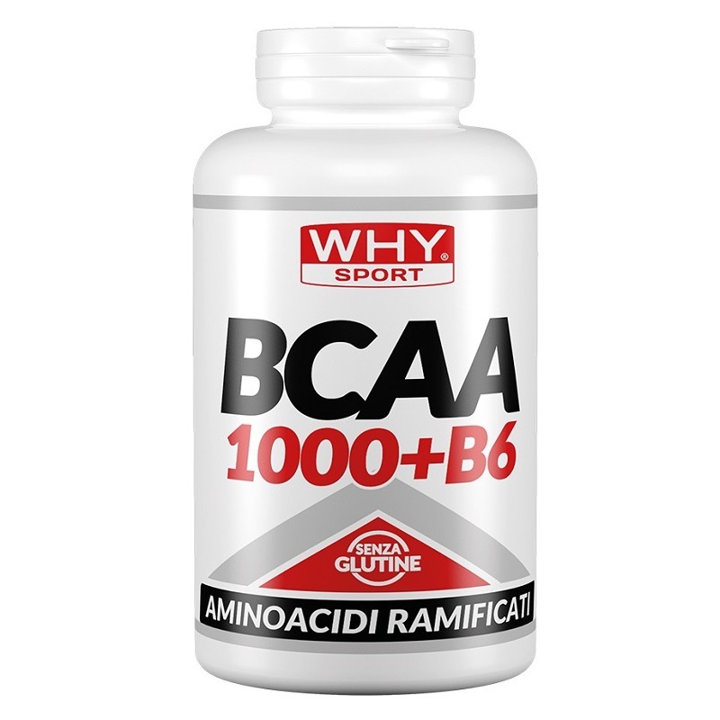 Whysport Bcaa 1000+b6 per Massa Muscolare e Recupero 300 Compresse